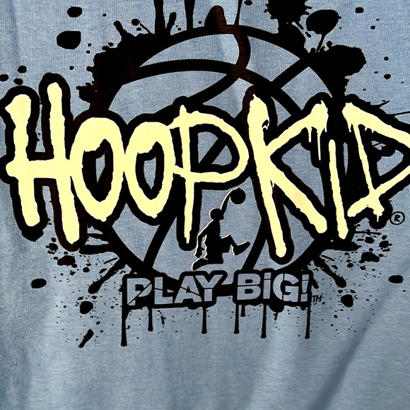 Hoop Kid S/S Youth Basketball Theme Tee - Picture 2 of 5